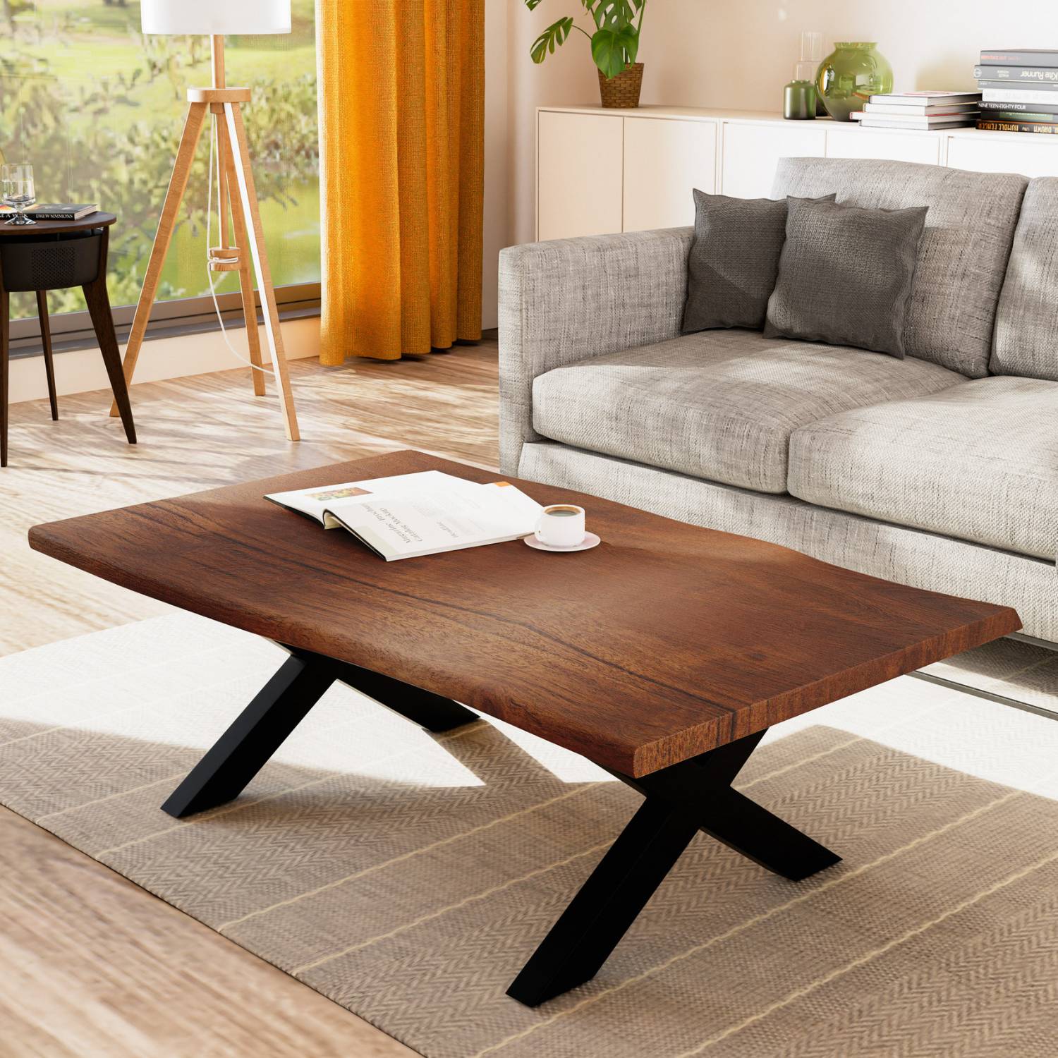 Couchtisch 'Boston' mit Gestell