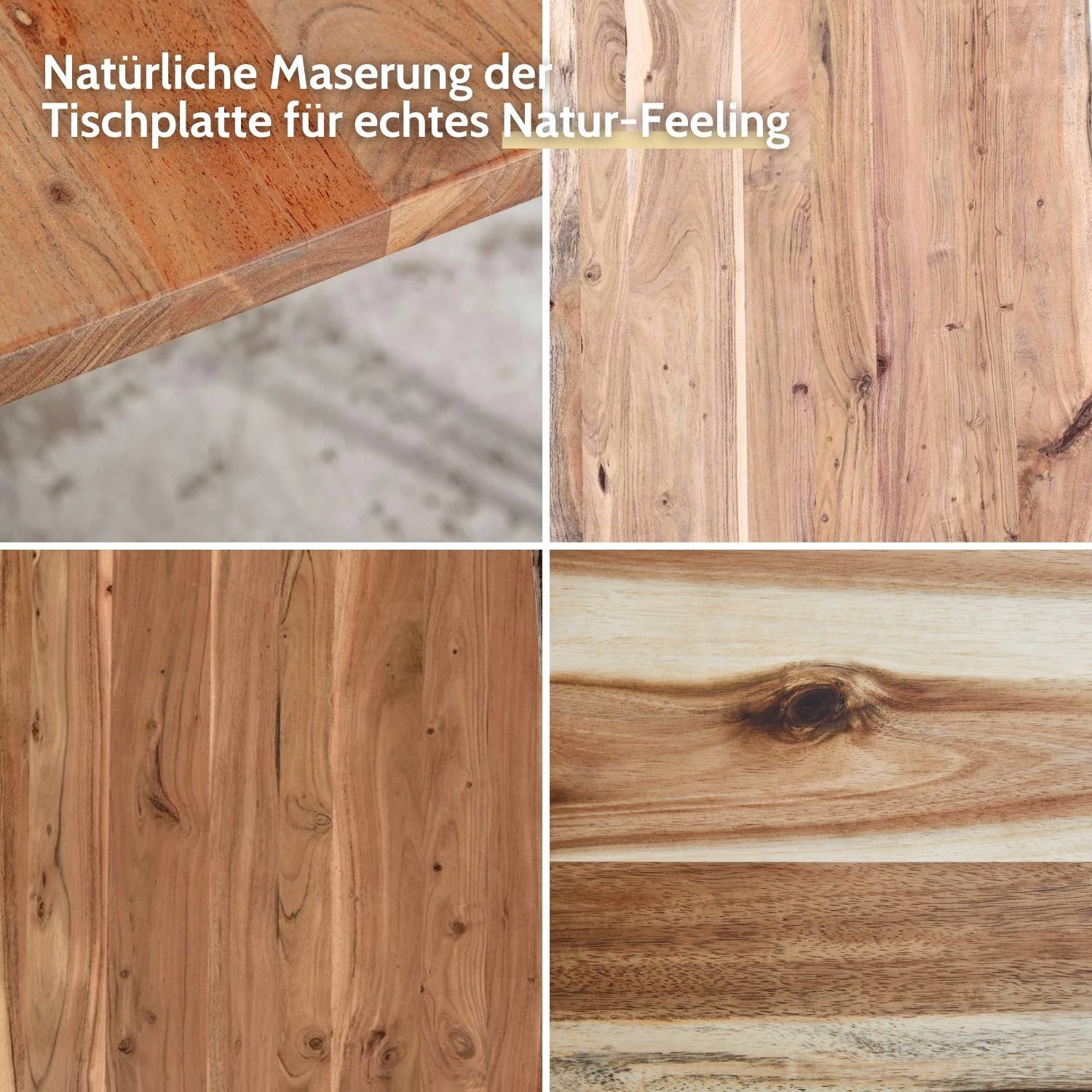 MAGNUS Massivholztisch mit Gestell