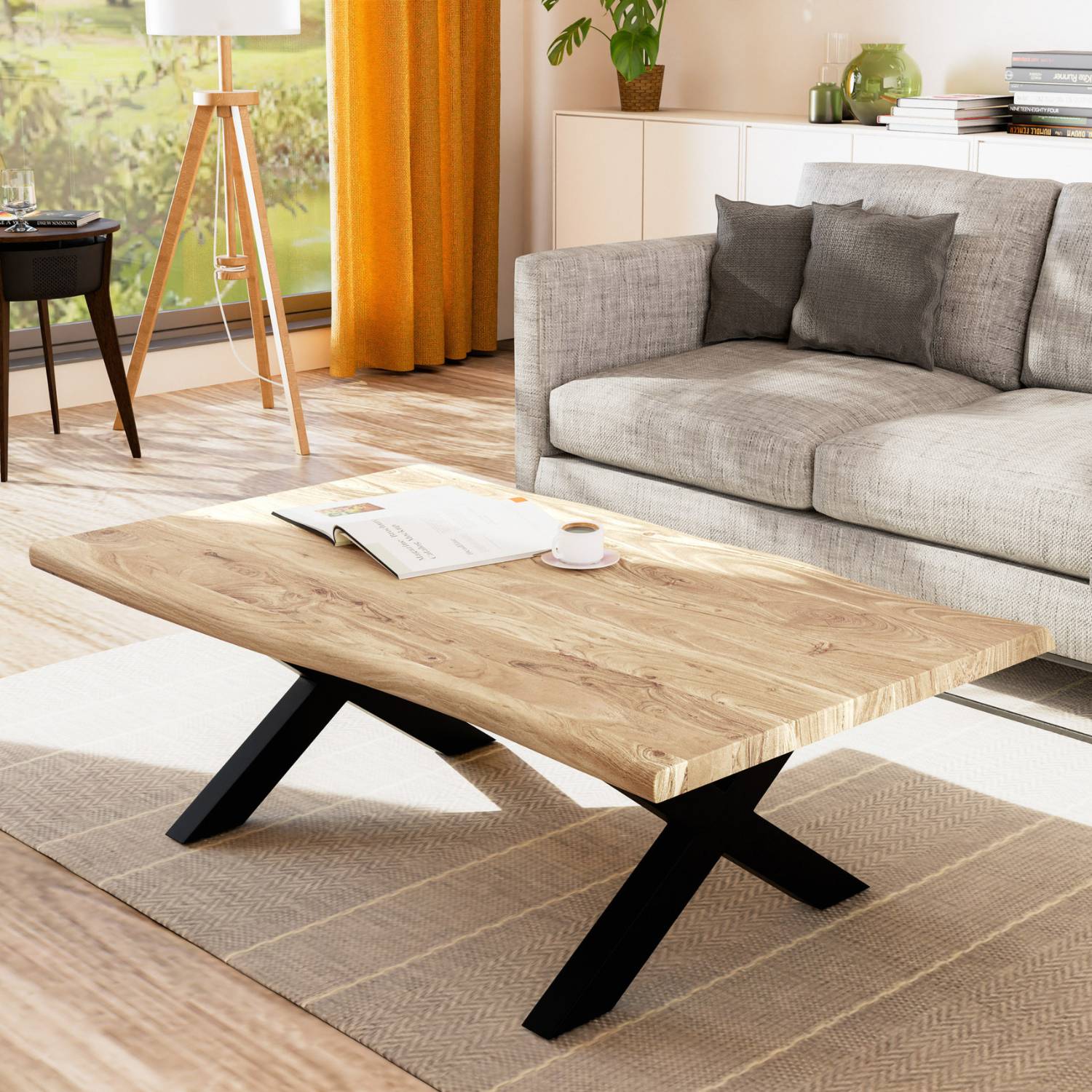 Couchtisch 'Boston' mit Gestell